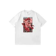Camiseta unisex con estampado de dibujos animados de anime, estilo cómic, de Invincible Omni-Man. Camiseta informal de verano con cuello redondo. - Blanco - Ver 1