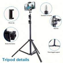 110cm Extendable Tripod Stand, Portable Live Streaming Photography Tool, No Battery Required, Practical Accessory - View 9