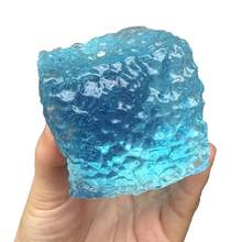 Squishy Skin Maltose Fidget Toy Shiny Square Stress Relief Squeeze Toy Soft Cube Slow Rebound Toy Friend Festival Gifts - Red - View 1