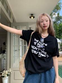 Women T-Shirts - Black - View 7