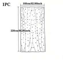 Perlen-Netz-Tüll Stuhlrückendekoration, mit Perlen verzierter Tüll, kann auf Größe gekürzt werden, Hochzeitsfeier Zubehör - 160 x 220 cm / 62,99 x 86,61 Zoll - Übersicht 9