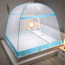 Cartoon Pattern Children's Mosquito Net, Summer Mosquito Repellent Essential, Suitable For Indoor Reading And Playing, Comfortable Breathable Material, Fits Most Bed Types - Cartoon Mosquito Net - View 8