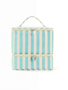 Double Layer Cosmetic Storage Box With Removable Nail Polish Organizer, Large Capacity Makeup Storage Bag, Suitable For Travel, Vanity, Salon And Home Use - Multicolor - View 4
