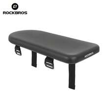 ROCKBROS 1 miếng đệm yên sau xe đạp, đệm ngồi cho người ngồi sau bằng da, tháo lắp nhanh, dành cho xe đạp leo núi/xe đạp đường trường. - màu đen - Xem 9