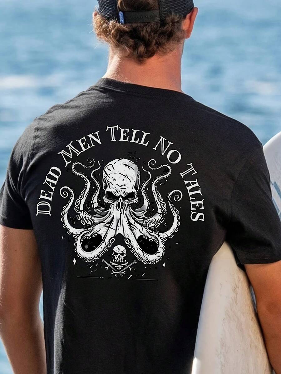 1 Camiseta de Manga Corta para Hombre - Absorbente de Sudor, Transpirable, Elegante y Versátil, Camiseta Deportiva de Manga Corta de Twist Jeans OBM - Negro - Ver 1