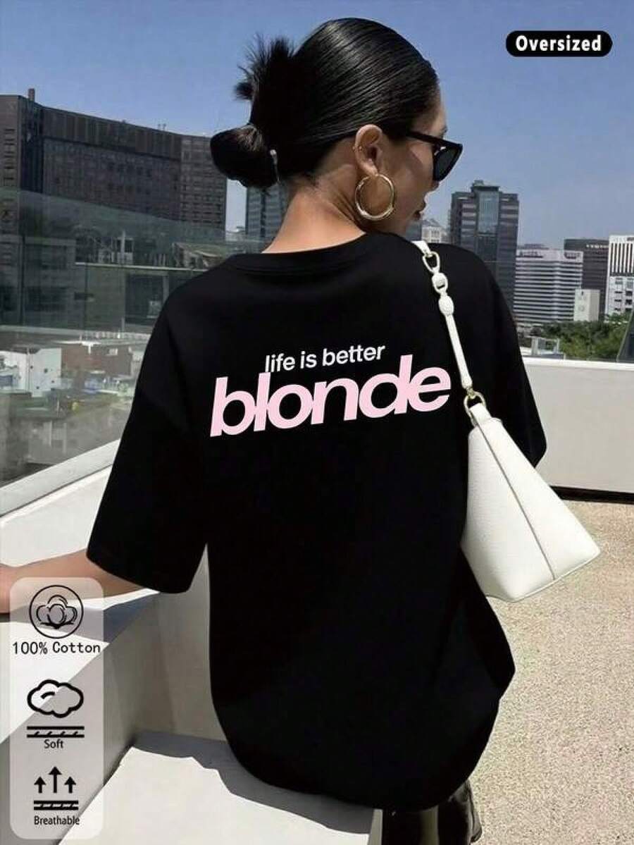 Women T-Shirts - Black - View 1