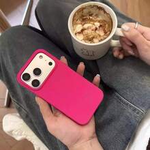 液態矽膠 3 層全包覆軟膠手機殼，適用於 iPhone 17 Pro 17 Pro Max 17，清新夏季配色，防震保護殼附防刮微纖維內裡，相容 iPhone 13 11 16 Pro Max 15 14 Plus 12 Mini XS Max 7 8 Plus - 螢火玫 - 查看 6