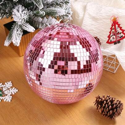 12/6/3/1 quả cầu disco màu hồng, quả cầu gương treo trang trí tiệc, thích hợp cho Giáng sinh, tiệc sinh nhật và các sự kiện lớn khác. Thích hợp cho trang trí sinh nhật, trang trí đám cưới, đồ dùng tiệc lễ, lễ tốt nghiệp và kỷ niệm, trang trí nhà cửa, trang trí phòng, trang trí theo chủ đề disco, tiệc/quán bar/KTV/quả cầu lấp lánh/quả cầu laser sân khấu, tiệc retro thập niên 70 80, quả cầu disco nền tiệc vui nhộn và độc đáo, rực rỡ, Giáng sinh, trang trí vũ hội tốt nghiệp 2026.