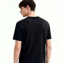 Epic Face Vampire Y2K Goth Emo Scene Tap T-Shirt, Relaxed, Soft, Casual, Short Sleeve, Summer Clothing For Women - 黑色 - 查看 6