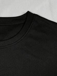 Plus Size T-Shirts - Black - View 4