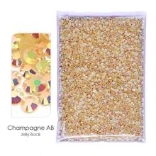YONGNING 1100/2100/3100pcs 3mm 4mm 5mm Jelly AB Color Resin Rhinestones Multi-Color Flat Back Crystal DIY Set - 4mm 12500pcs - View 18