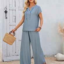 Women Blouses & Shirts - Blue - View 4