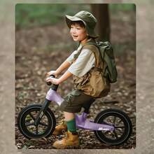 Bicicleta de Equilibrio para Niños de 1 A 3 Años con Asiento Ajustable, Bicicleta Sin Pedales Muy Ligera para Niños de 2 A 6 años, El Regalo para Un Niño - Verde - Ver 11