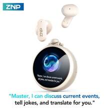 ZNP N03 AI Smart Wireless Earbuds: A Compact And Intelligent Earphone Featuring Unique AI Chat Display Technology (V6.0) And In-Ear TWS Wireless Design, Built-In Calling Function, And A Stylish, Compact Appearance Inspired By Smartwatches-An AI Earphone With "Emotional Intelligence." - View 12