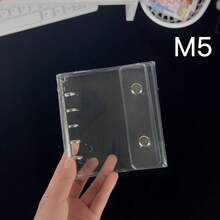 1 cuốn sổ tay bìa cứng trong suốt khổ A6/A7/M5, sổ dán sticker, FEINIBOOK, sổ kế hoạch PVC trong suốt tối giản, sổ nhật ký tự làm, giấy dán sticker PP trong suốt, thích hợp cho album K-Pop, sổ lưu niệm, sổ sticker, sổ kế hoạch, sổ tay, nhật ký, ghi nhớ, lập kế hoạch ngân sách, lập kế hoạch thời gian, đồ dùng học tập, chuẩn bị cho năm học mới. - Sách rời - Xem 5