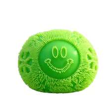 NEED0H Fuzz Ball Squeeze Toy Soft Fluffy Flower Power Portable Stress Relief Relieves Anxiety Fidget Toy For Office Home Gift - 彩色 - 查看 10