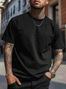 1 pieza Camiseta "John Pork Is Calling" Divertida para Hombres y Mujeres - Camiseta Casual de Verano para Hombres, Camiseta Gráfica de Algodón, Ropa Masculina, Ropa Urbana Suave, Camiseta de Cuello Redondo, 180g 100% Algodón, los diseños están impresos. Unisexo. - Negro - Ver 3
