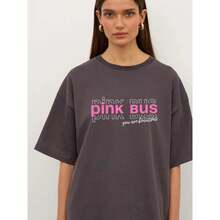 Camiseta de manga corta de algodón puro, estilo retro americano, casual, sencilla y con temperamento, novedad de verano 2025, de talla grande. - Blanco - Ver 3