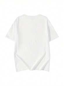 Niña súper linda-Talla Grande Camiseta Casual de verano unisex Mujer con , Mangas Cortas, Cuello Redondo y Ligera Elasticidad - Blanco - Ver 2