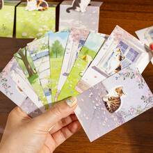 Kertas Tempel 3D Motif Kucing, Memo Lucu, Personalisasi, Kreatif, Motif Anak Kucing, Hewan Peliharaan, 90 Lembar - Satu-Ukuran - View 10