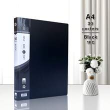 A4 PP File Folder 10-100 Pages, 1/5 Pcs, Portable Document Storage Folder, Multi-Color Lightweight File Folder, Office & Student Use - Single Piece - View 43