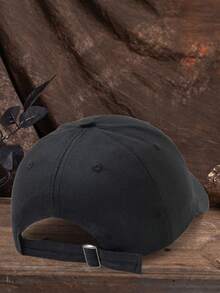 1pc Men's Casual Outdoor Fashion Brasil Letter Print Washed Adjustable Baseball Cap, Soft Fabric, Suitable For Daily Wear - Washed Baseball Cap - View 6