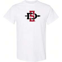 Official Licensed Basic T-Shirt - University Team Mascot/Logo - 白色 - 查看 12