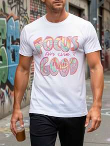 Camiseta inspiradora de edición limitada de 1 pieza, camiseta blanca de algodón con cuello redondo, adecuada para el Día de la Madre, Pascua, aniversario del Día de San Valentín, regalo de San Valentín, unisex, algodón ligero. - Blanco - Ver 4