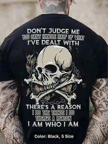 Camisetas de hombre para primavera y verano - Negro - Ver 1