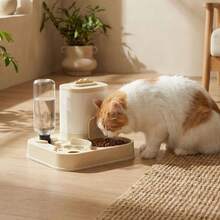 宠物猫粮碗、狗碗、宠物喂食器、猫碗、狗碗、宠物喂食和饮水用品 - 一體餵食飲水器 - 查看 5