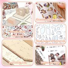 New Large Scene Stickers, Adult Scenery Stickers, House Stickers, Miniature Scene Stickers, Landscape Stickers, Reusable, Multiple Sizes Available - A - View 7