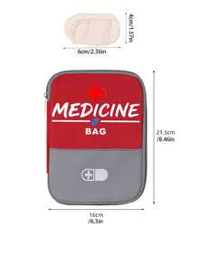 这款便携式医疗包印有“Medicane”标志和药丸图案，小巧便携，集急救包和药品收纳包于一体，非常适合露营、旅行和居家使用。它有多种颜色可选，是日常生活、户外探险和旅行的必备医疗用品。也是母亲节、开学季或周年纪念日的理想礼物。 - 彩色 - 查看 8