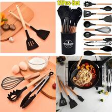 NEW 12Pcs Kitchen Utensils Set Silicone Cooking Nonstick Spatula Turner Spoon Tools UK - VJN0190 - View 2