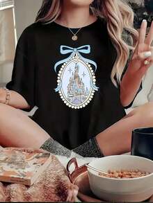 Camiseta unisex de algodón puro para mujerLuzGrisInformalCortoMangaTripulaciónCuelloCamiseta-SuaveTranspirableTelaconCaprichosoCartaImprimir,MáquinaLavablePara todas las estacionesComodidadSuperior,SeñorasTCamisas,JuguetónGráficoTee,RelajadoAjusteCamisa, blusasparamujer,blusas,playerasdemujer,blusaselegantesdama,topsdemujer,blusa,SoftAlgodón,InformalDiarioRopa, LindaDiseño,CómodoDesgaste - Negro - Ver 6