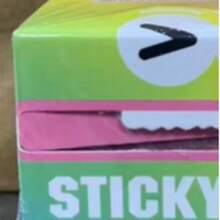 1 Box (105 Sheets) Funny Monster Sticky Notes, Macaron Gradient Colors, Comes With Cute Monster Shaped Dispenser Box, Transparent Material Writes Smoothly Without Ink Blots, Peels Off Cleanly Without Residue, Large Capacity Design Compatible With Colored Coding Refills. Precisely Hits The Needs Of Students, Planner Enthusiasts, Office Workers And Desktop Organizers, Suitable For Classroom Note-Taking Marking - A - View 13