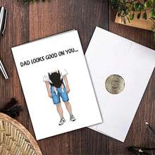 GIFTING GIGGLES First Fathers Day Card - Happy 1st Father's Day Card From Wife To New Dads - Funny Gift Cards For Dad - New Daddy Cute Funny Card From Baby On First Father's Day - 1 - 查看 5