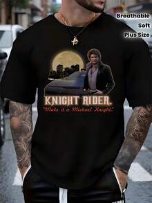Abric - Camisa de Manga Curta com Corte Clássico - Item de Colecionador para Fãs de Knight Rider - Roupa Casual para o Dia a Dia, Produto Oficial para Fãs, Design Retrô, Material Confortável, Vestuário da Cultura Pop, Amantes da Cultura Pop, Vestido Juvenil Plus Size, Vestidos para Adolescentes, Vestidos de Festa, Roupas para Adolescentes, Blusas para Adolescentes, Moletons para Adolescentes, Blusas de Verão, Roupas de Verão, Roupas Infantis, Roupas para Adolescentes, Vestidos de Festa para Meninas, Conjuntos para Meninas, Blusas, Conjuntos Femininos, Roupas Infantis, Roupas para Meninas, Blusas Femininas, Blusas Infantis, Camisetas para Meninas, Camisetas para Meninas, Camisetas para Meninas, Produtos Cat-Eye para Crianças, Camisetas para Bebês, Roupas de Verão, Roupas Infantis para Meninas, Conjuntos Infantis, Camisas para Meninos, Roupas para Meninos, Conjuntos para Meninos, Camisas para Meninos, Camisetas para Meninos, Blusas para Meninos, Camisas para Meninos, Roupas para Meninos, - Preto - Ver 1