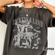CeeDee Lamb George Pickens Football Vintage Comfort ColorsA Shirt - Black - View 1