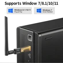 10 Mbps Wi-Fi Wireless Nano USB Adapter, 150 Mbps Speed. - View 3