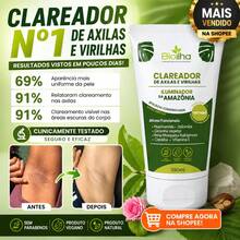 Clareador de Virilha e Axila Creme Clareador Partes Intimas Bioilha - Clareador - Visão 1