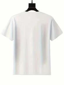 Camiseta oficial de  para mujer, colaboración de  y  Dog - Corte holgado con estampados de personajes de anime adorables, con diseños de  y  Dog, fondo blanco con letras azules, manga corta, cuello redondo, ropa casual de primavera/verano, estilo urbano. | Diseño exquisito |   Suelto y cómodo |   Fácil de combinar | - Blanco - Ver 2