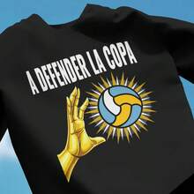 Camiseta de Fútbol de Argentina, Camiseta con el Símbolo de la Mano de Dios, Camiseta Gráfica de Fútbol, Camiseta para Fanáticos de Argentina, Copa Mundial  2026, Regalo de Ropa Urbana de Fútbol - Blanco (solo estilos en blanco y negro) - Ver 8