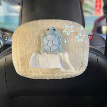 Hộp khăn giấy thiết kế mới đầy quyến rũ với họa tiết rùa biển và cừu năm 2025, hoàn hảo để đặt trên tay vịn xe hơi và trong nội thất xe. Sản phẩm cung cấp không gian lưu trữ tiện dụng đồng thời sở hữu vẻ ngoài thời trang thu hút cả khách hàng nam và nữ. - Hộp khăn giấy ô tô - Xem 9
