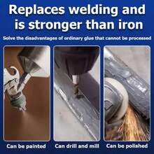 Professional Cast Iron Repair Epoxy Resin - Heat/Chemical Resistant Metal Filler, Suitable For Radiators, Pipes And Mechanical Parts - Multicolor - View 7