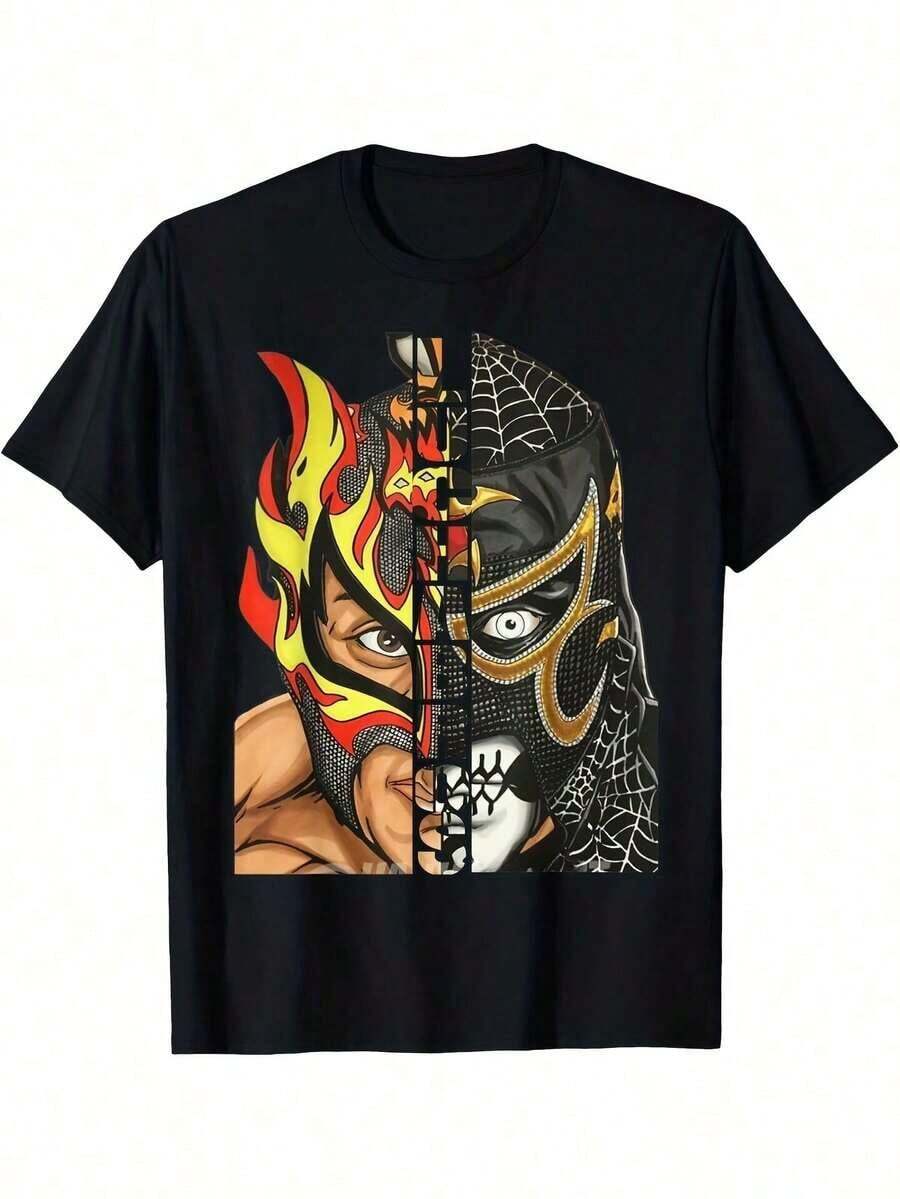Penta Says - Lucha Bros T-Shirt - Black - View 1