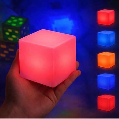 Lámpara de 12 colores cambiantes | Iluminación del hogar de moda, ideal para realzar el encanto del dormitorio y crear un ambiente relajante