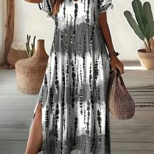 Women Long Dresses - Purple - View 2