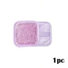 1pc Square Reusable Ice Pack, Face, Hand, Foot Cold Compress, Soft Gel Bead Cooling Pad, Suitable For Home, Gym, Travel, Daily Cooling Essential - Multicolor - View 11