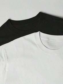 Sarcastic And Funny Work T-Shirt - I'm So Motivated I Could Look At Trees - Black With White Text - Heavyweight Oversized Tee - Casual Office, Gym, Lounge Shirt - Machine Washable, Loungewear, Bold Text Design, Durable Casual Wear, Gym Set, European American Style, Soft Fabric, Statement Clothing, Gym Enthusiasts - 黑色 - 查看 4
