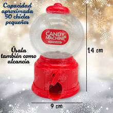 Mini Gumball Machine Ball Dispenser Piggy Bank 15cm RED - View 3